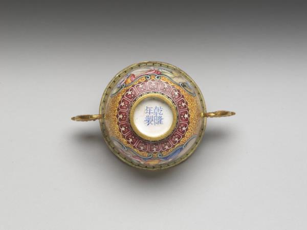 金胎畫琺瑯西洋人物杯