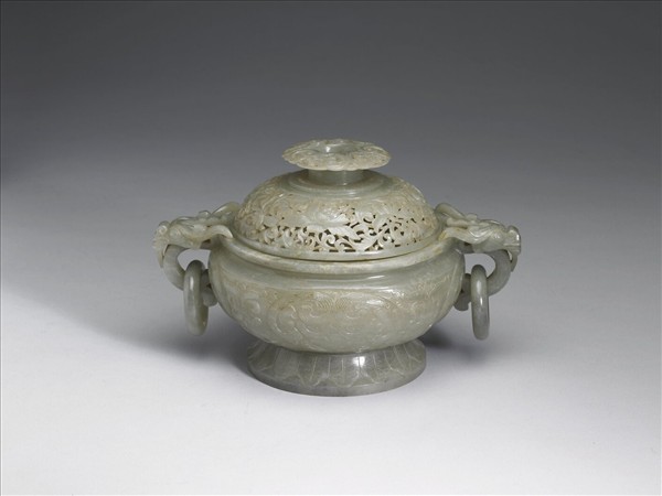 玉獸面紋爐