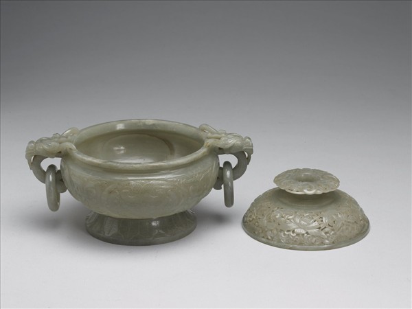 玉獸面紋爐