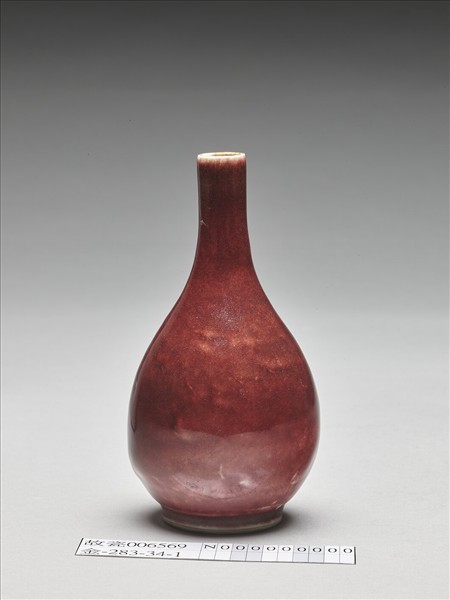 霽紅釉膽瓶