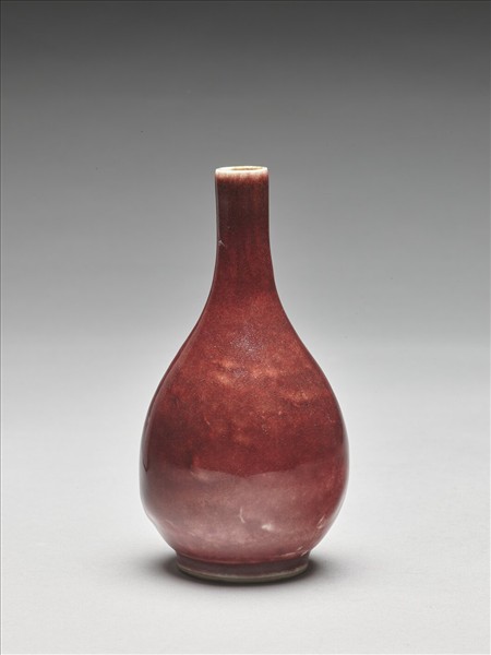 霽紅釉膽瓶