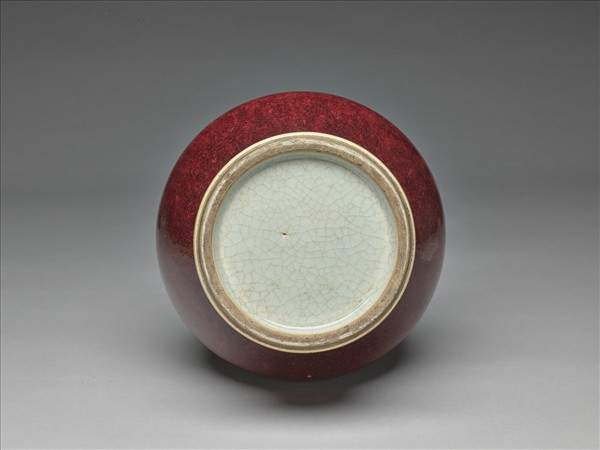 霽紅釉瓶