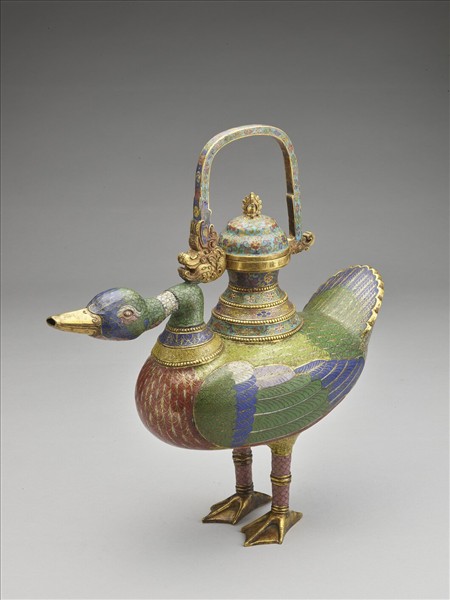 掐絲琺瑯鳧壺