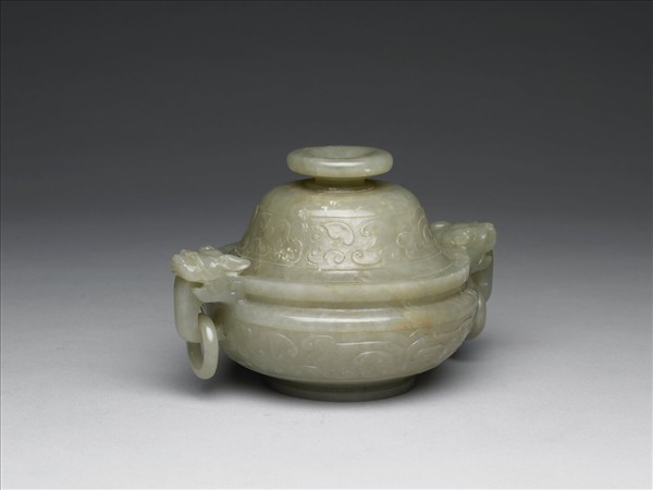 玉獸面紋爐