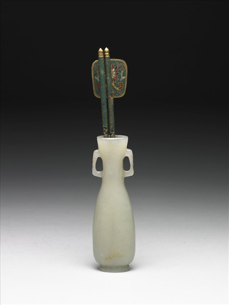 玉雙耳瓶