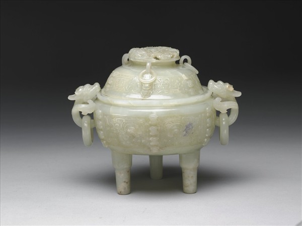 玉獸面紋爐