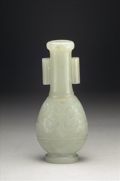 玉動物面紋瓶