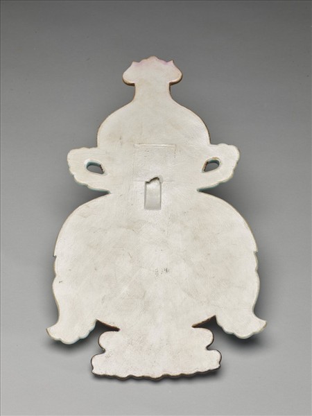 粉彩描金大吉葫蘆式掛屏