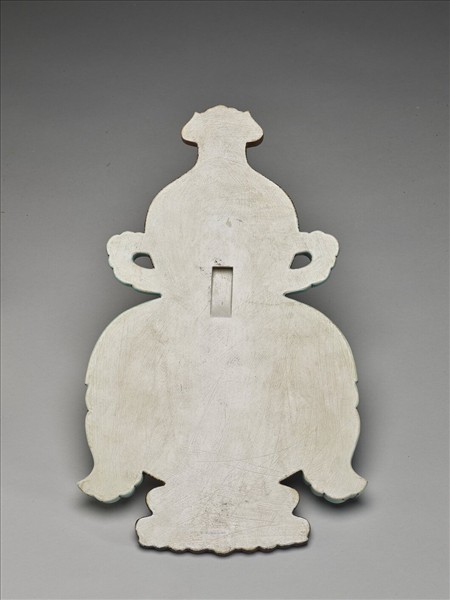 粉彩描金大吉葫蘆式掛屏