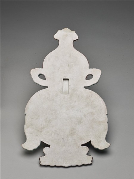 粉彩描金大吉葫蘆式掛屏