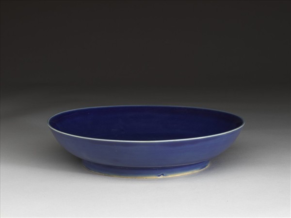 霽青釉盤