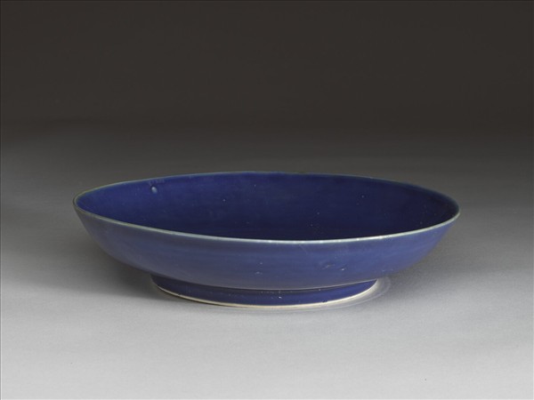 霽青釉盤