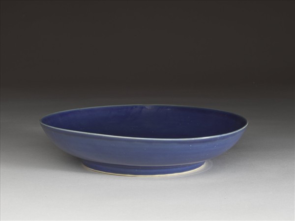 霽青釉盤