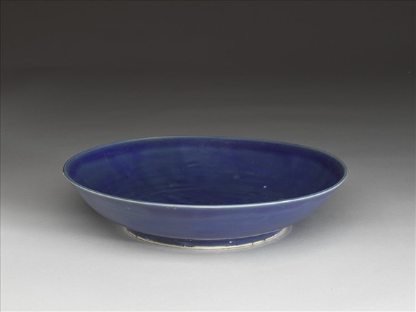 霽青釉盤