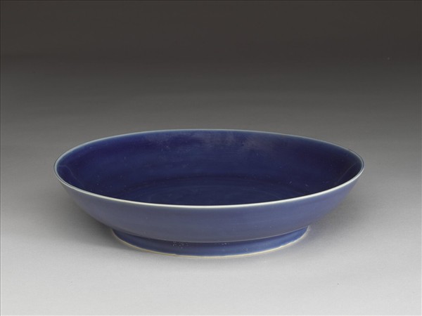 霽青釉盤