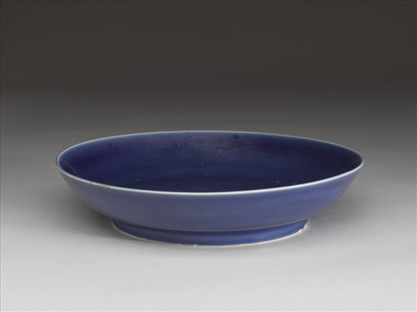 霽青釉盤