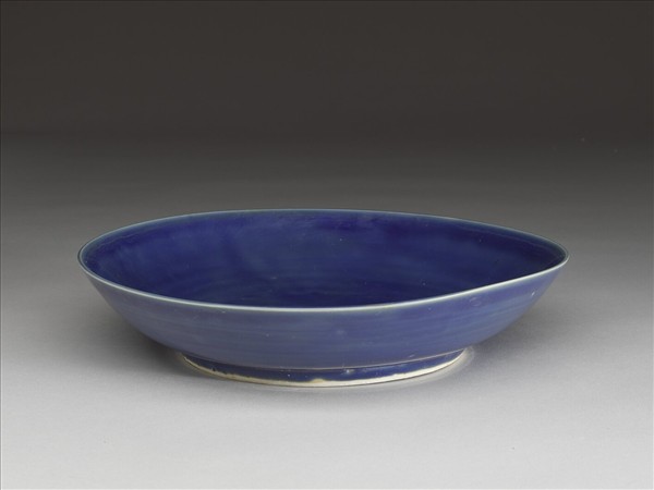 霽青釉盤