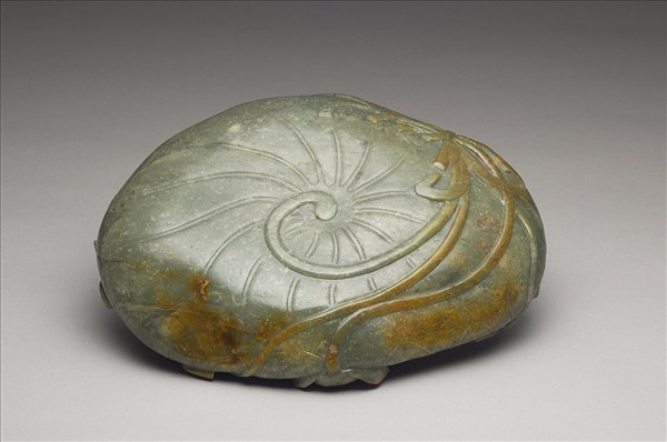 玉蟹蛙游荷葉洗