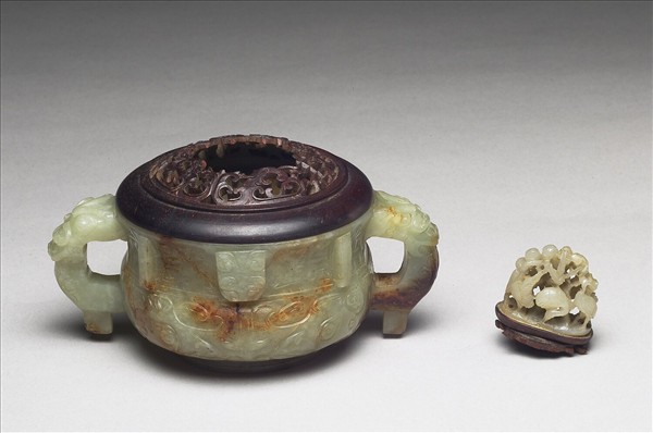 玉獸面紋爐