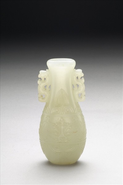 玉獸面紋瓶