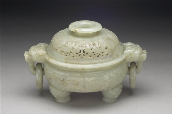 玉獸面紋爐