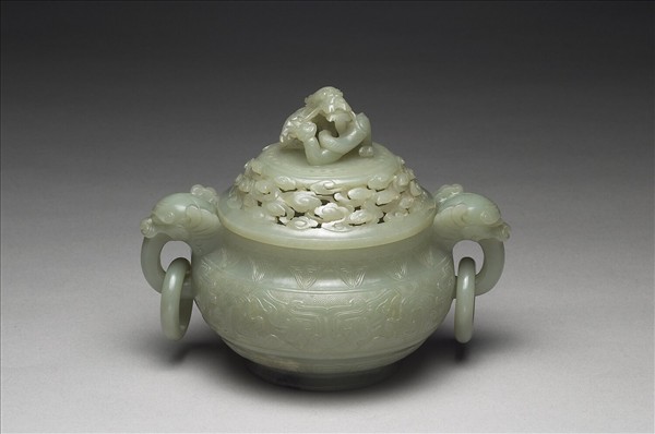 玉獸面紋爐