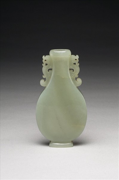 玉龍耳扁瓶