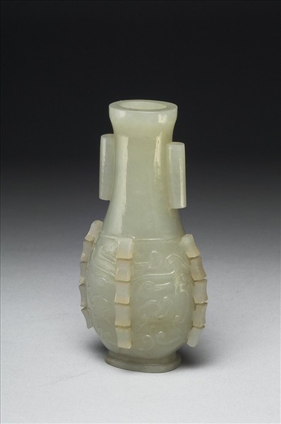 玉獸面紋瓶