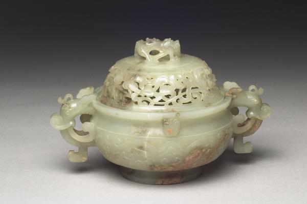 玉獸面紋爐