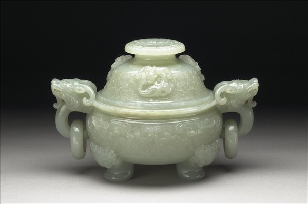 玉獸面紋爐