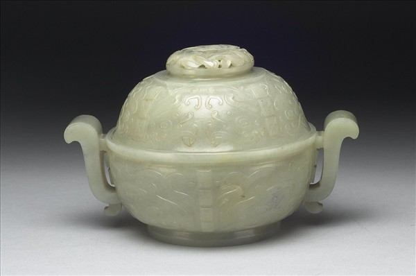 玉獸面紋爐