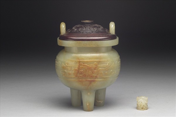 玉獸面紋爐