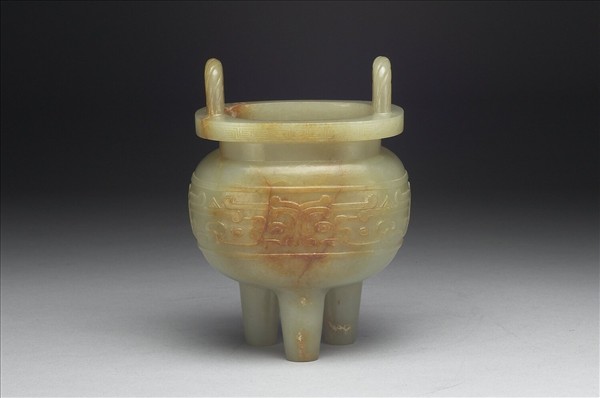玉獸面紋爐
