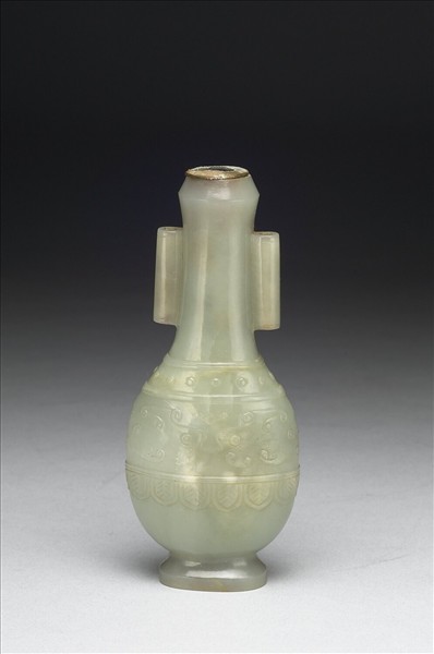 玉獸面紋瓶