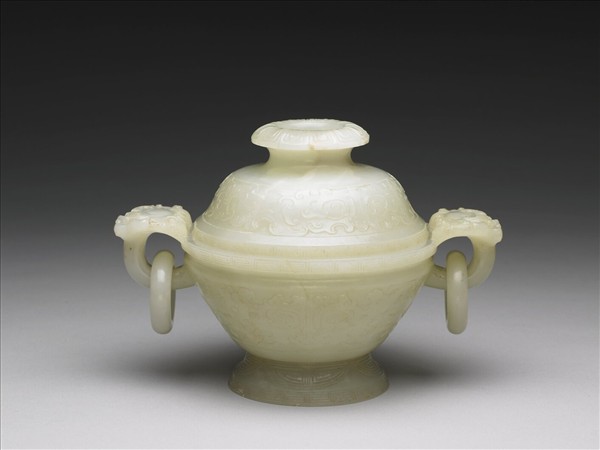 玉獸面紋爐