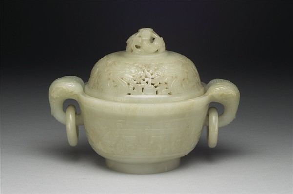 玉獸面紋爐