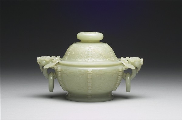 玉獸面紋爐