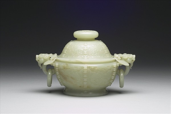 玉獸面紋爐