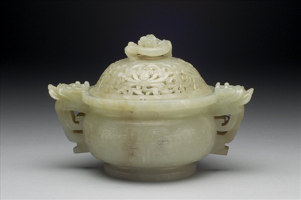 玉獸面紋爐