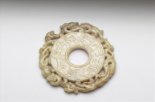 紫檀嵌玉龍紋璧墨床