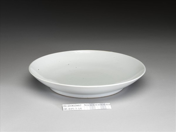 甜白釉盤