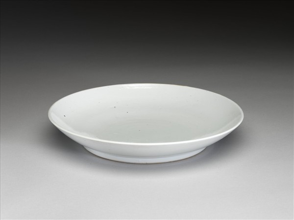 甜白釉盤
