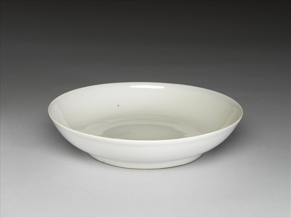 甜白釉盤