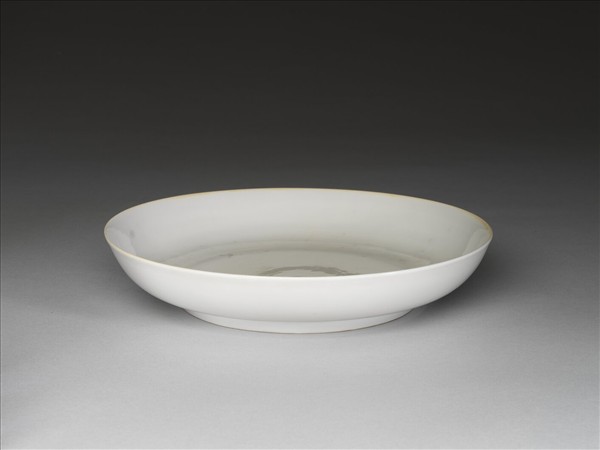 甜白釉盤
