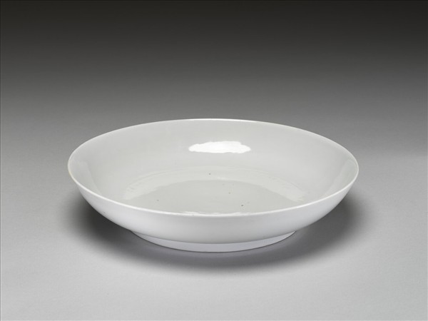 甜白釉盤