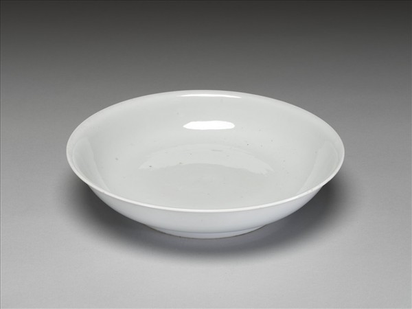 甜白釉盤