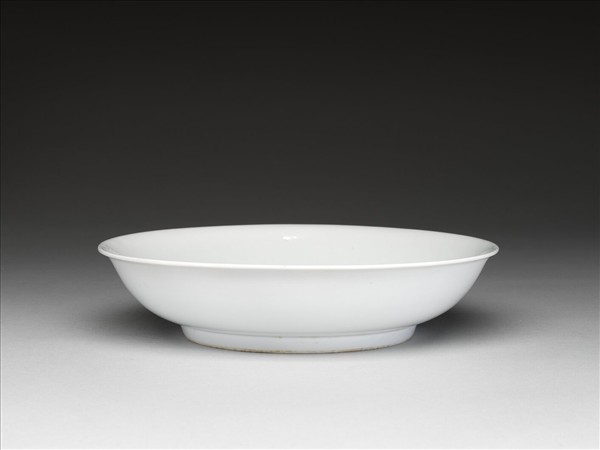 甜白釉盤