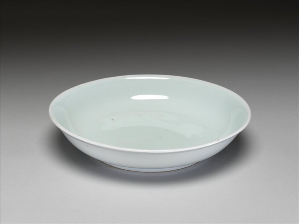 甜白釉盤