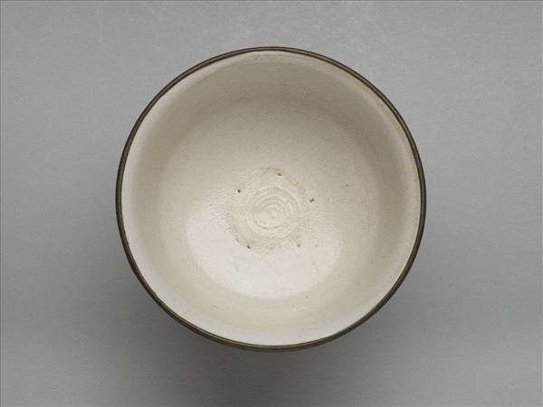 霍州窯 白瓷高足碗
