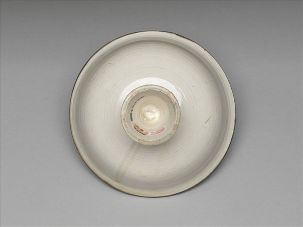 霍州窯 白瓷高足碗